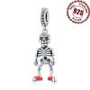 Copper Cool Skeleton Charms Beads Pendant For Jewelry Making For Original Fine Bracelet Necklaces Diy Accessory