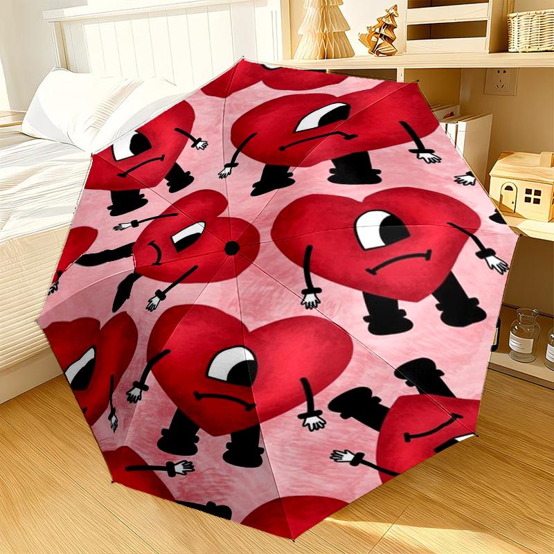 Bad Bunny Collage Umbrella 8-Frame for Travel, camping, Casual Lightweight Portable Umbrella, Essential for every family Holidays Gift