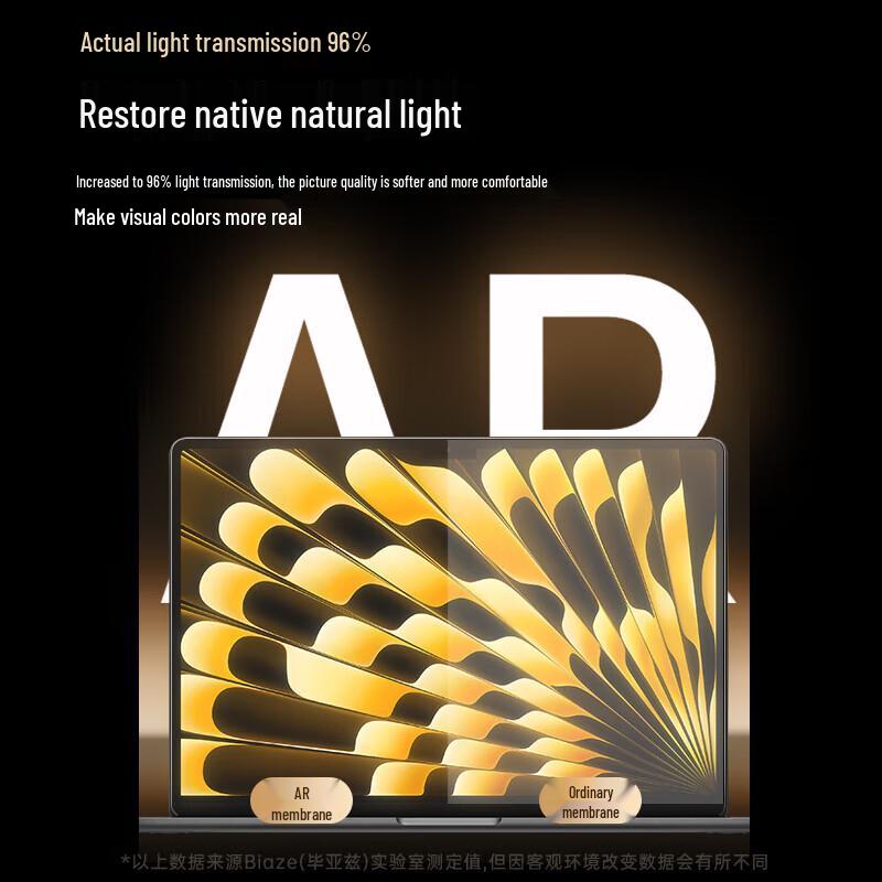 BIAZE AR Anti-Glare Screen Protector for MacBook Air 13.6-inch (M2/M3, 2024)