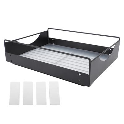 Pull Out Cabinet Organizer Carbon Steel Smooth Sliding Silent Slide Out Pantry Shelves for Bathroom