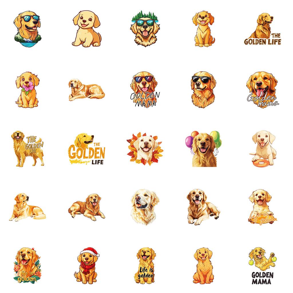 50 sztuk Kreskówkowe Naklejki z Graffiti dla Zwierząt Domowych Piesów Dekoracja Telefon Komórkowy Hulajnoga Kask Laptop Materiały Biurowe Naklejki