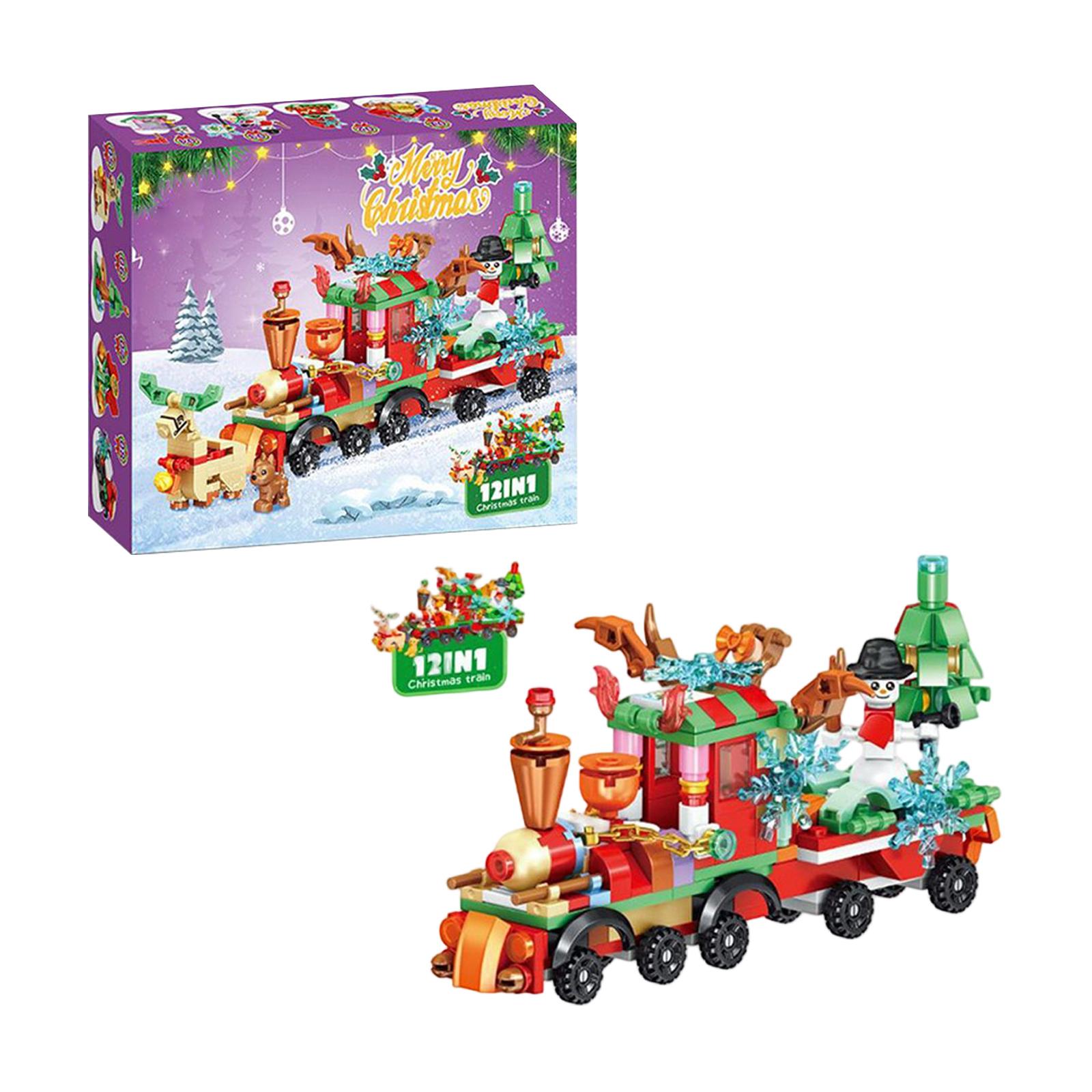 

Рождественские игрушки-конструкторы, игрушки для украшения дома, рождественские подарки, рождественские сюрпризы для детей и друзей One Size