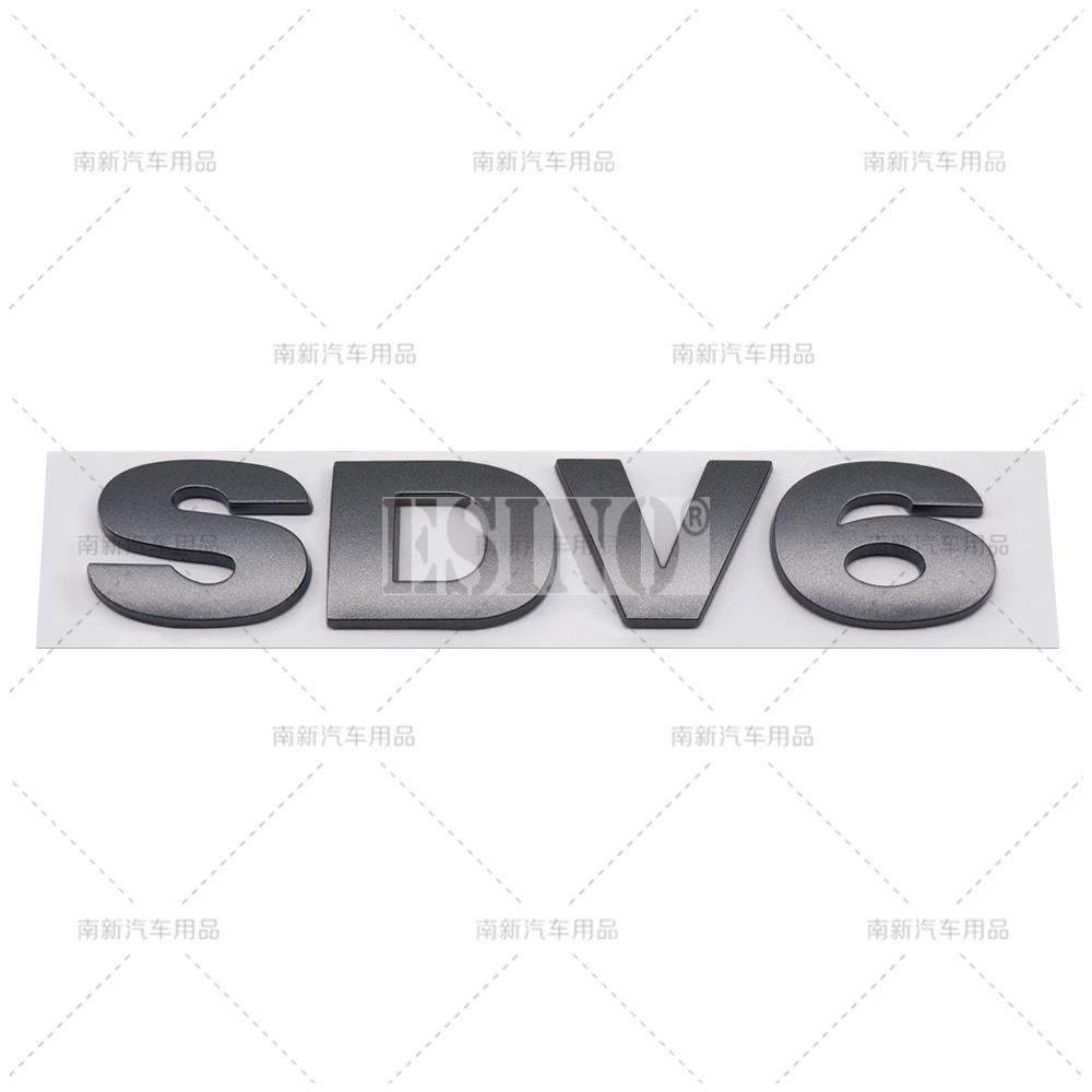 Car Styling SDV6 SDV8 3D ABS Badge Body Adhesive Emblem Sticker Decal  for Land Rover Ranger Rover Defender Velar Evoque bhrj9