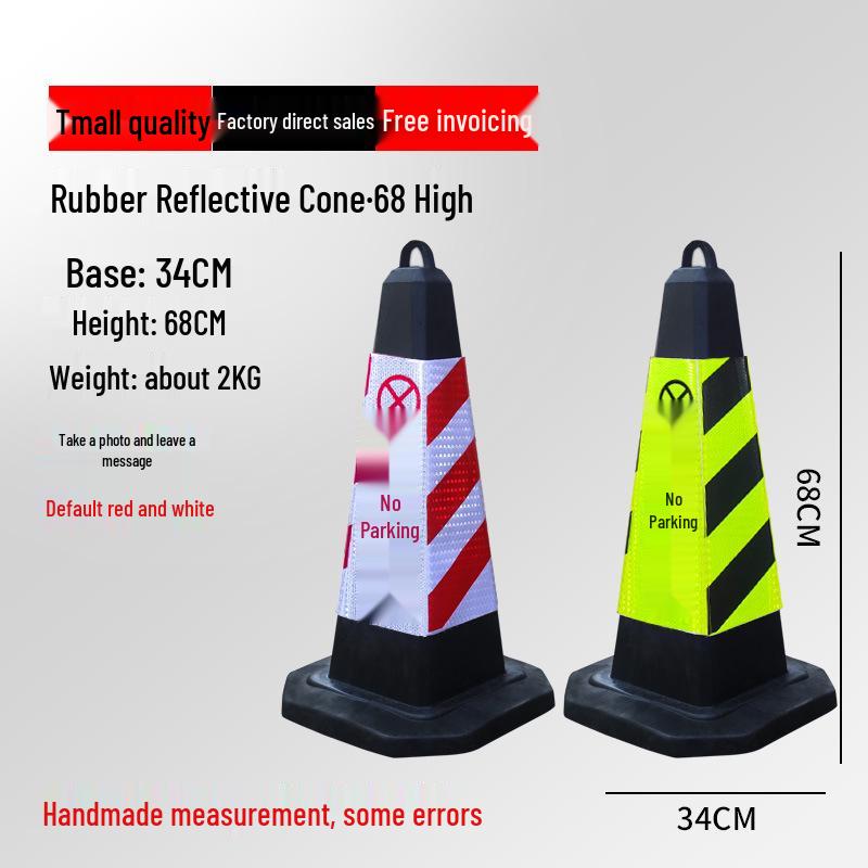 Reflective Traffic Cone Barrier - 70cm/90cm Construction Road Cylinder