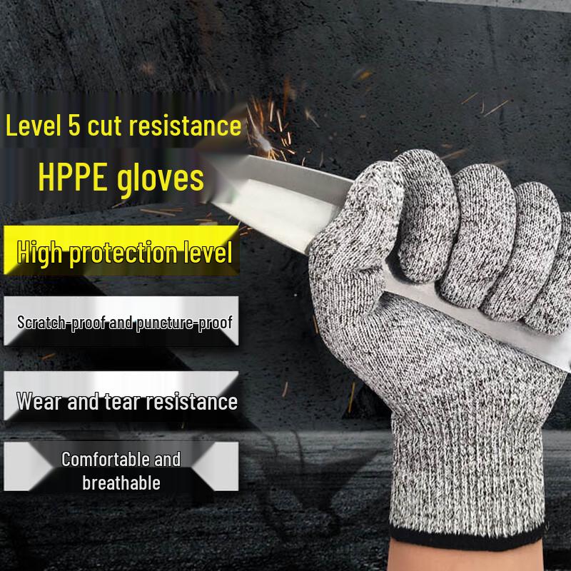 Tingle Level 5 Cut-Resistant HPPE Safety Gloves