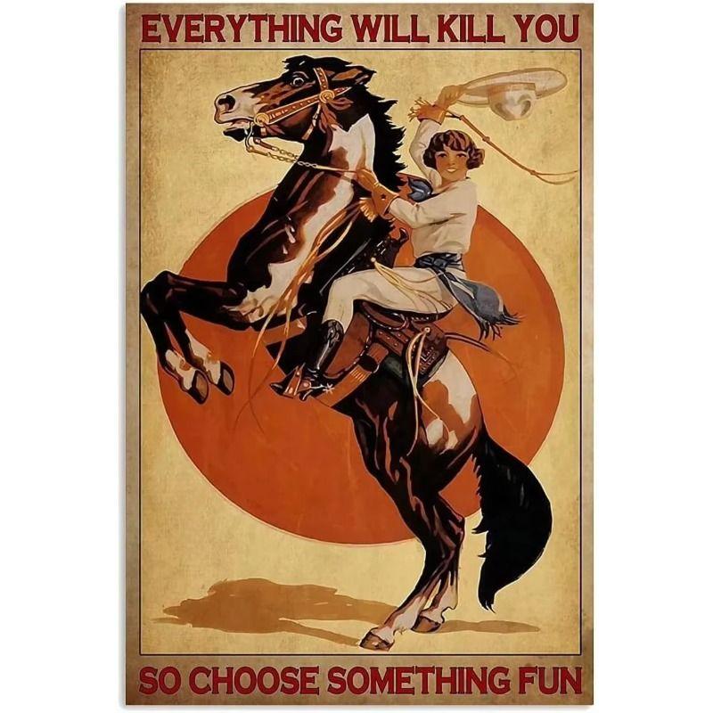 

Vintage Metal Tin Sign Plaque Retro Wall Decor 20x30cm
