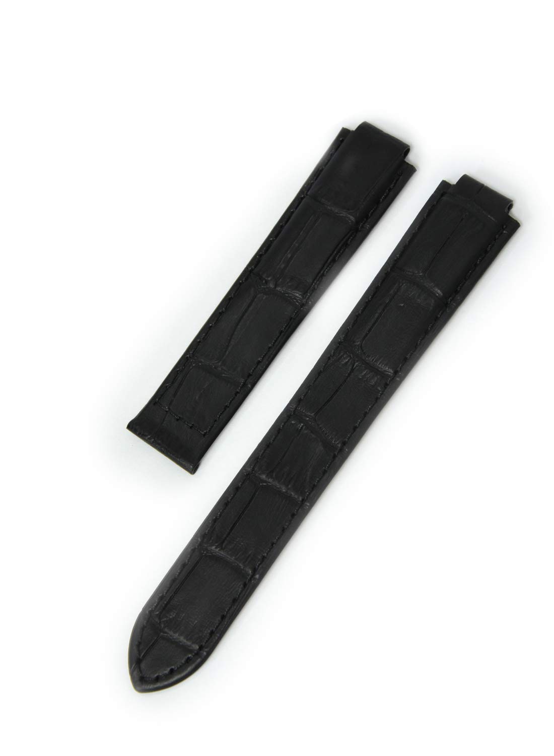 

CASSIS Cartier Ballon Bleu Replacement Watch Strap - Calfskin Leather - Genuine Leather - TYPE BARON - 8mm, 11mm, 12mm - Black - Includes Replacement