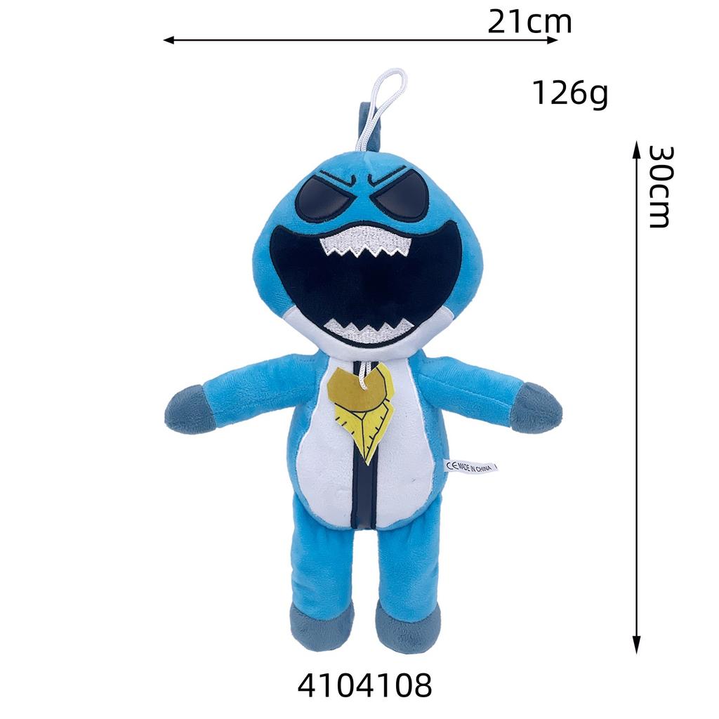 Nightmare Critters Poppy Playtime Plush Keychain Cute Sheep Plush Toy Horror Game Character Bag Pendant