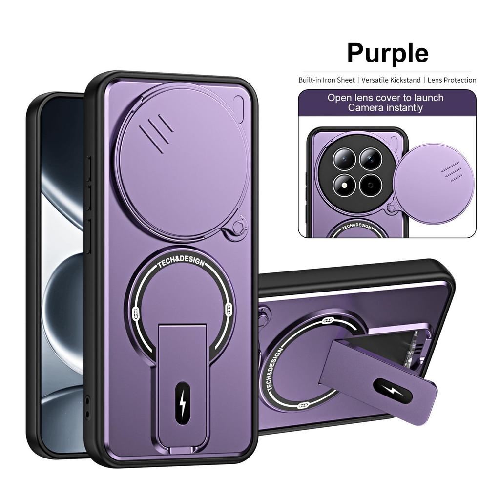 Redmi Note 15 4G Case with Magnetic Stand, Full Lens Coverage, Anti-Drop