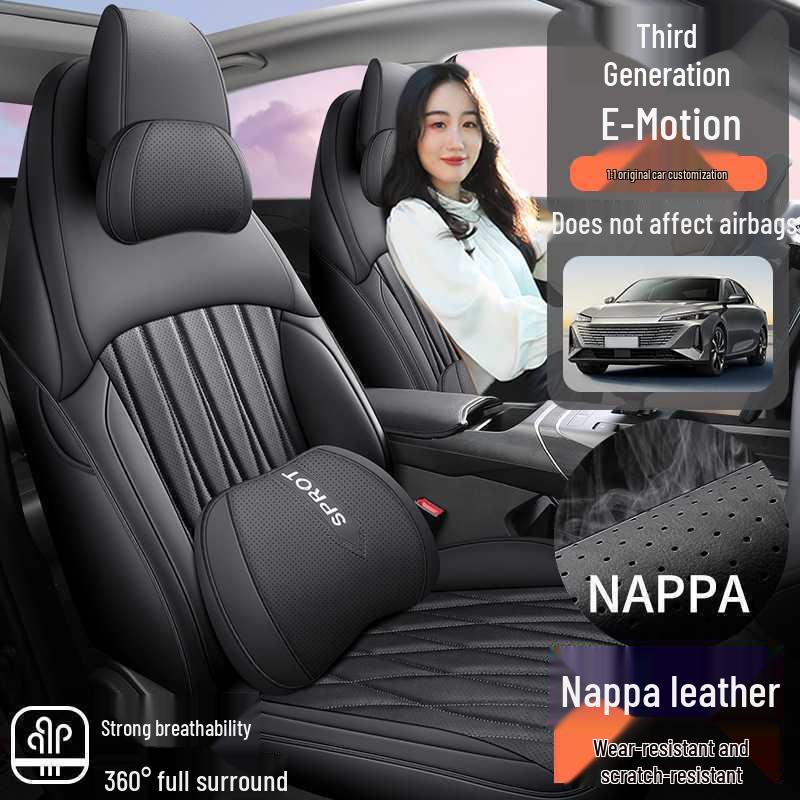 Changan Third Gen Eado Car Seat Covers: All-Season, Full Surround, Fits 26 Models