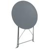 vidaXL 3-tlg. Bistro-Set Stahl Grau