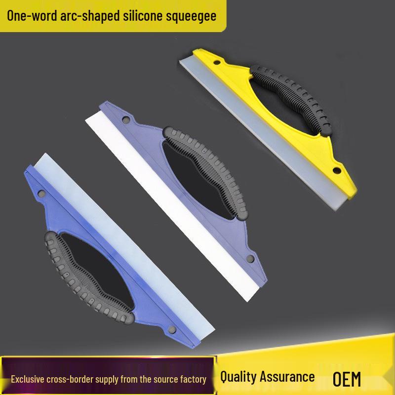 One-Word Bow-Shaped TPR Silicone Squeegee Blade for Car Glass Cleaning
