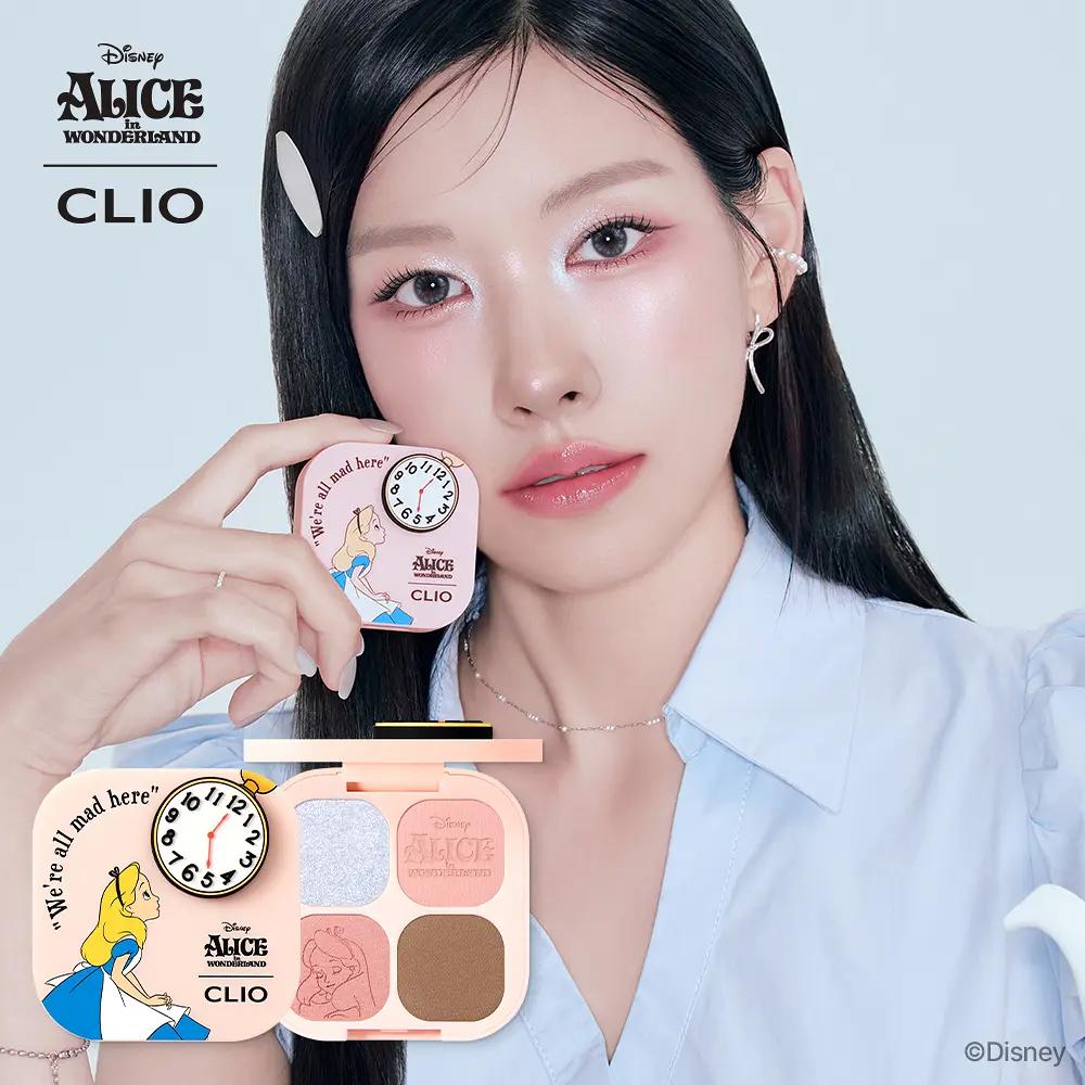 [Alice-Kollaboration] CLIO Pro Eye Palette Cube + Glam Balm Special Set (03 Alice im Wunderland + 008 Lucid Mauve)
