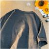 300gsm Cotton Summer Short Sleeve T Shirts For Men O Neck Casual Heavy Fabric Streetwear Tees Unisex Basic Solid Cool Loose Tops