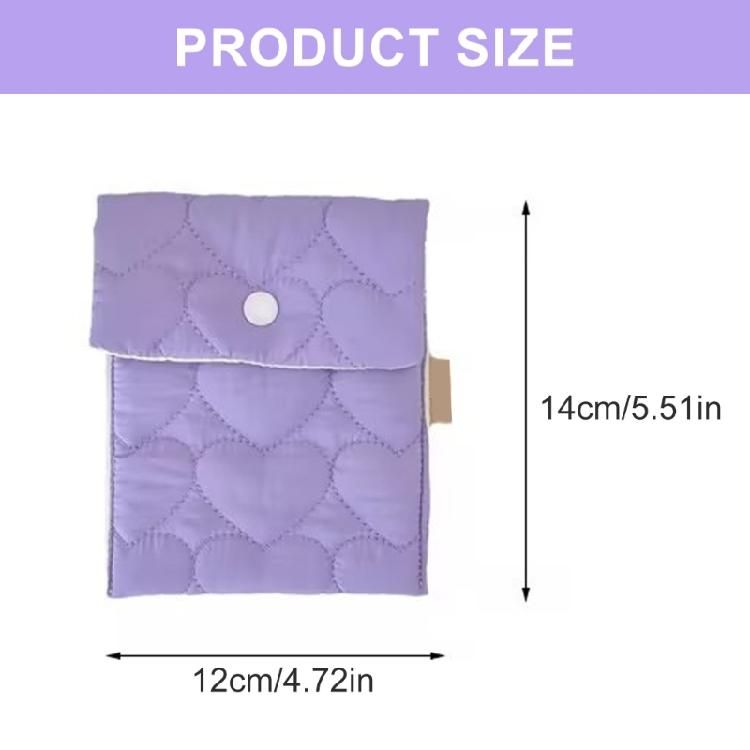 Sanitary Napkin Storage Bag,Portable Reusable Menstrual Pads Pouch for Women Feminine Care,Tampons Holder for Purse