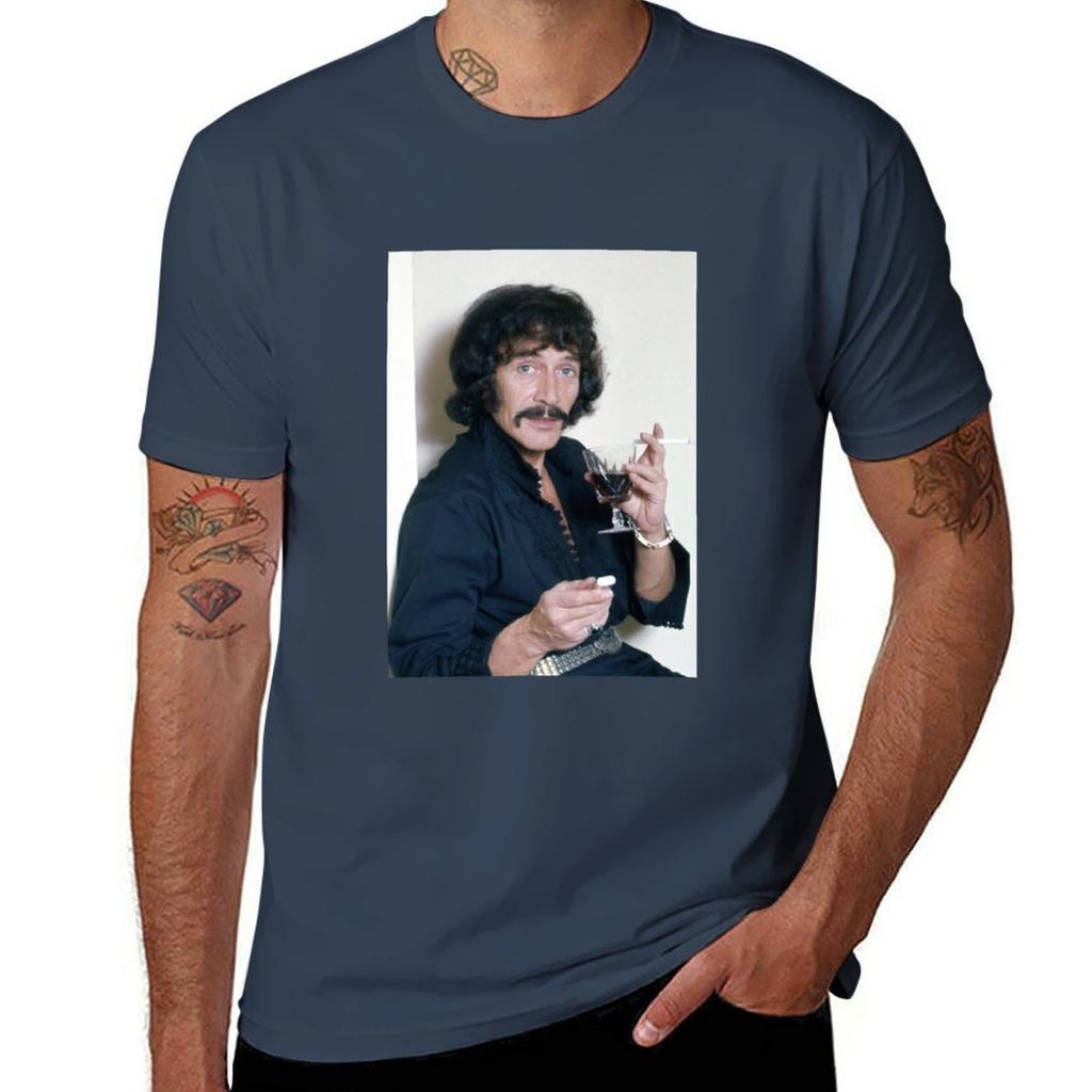 Peter Wyngarde Tshirt Running Gym Short Sleeve Sports Tee Tshirt