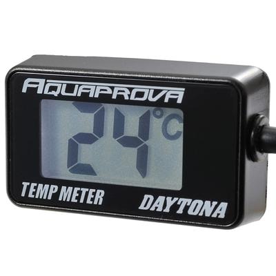 Daytona AQUAPROVA Motorcycle Thermometer Digital Waterproof Backlight Compact Air Tempmeter