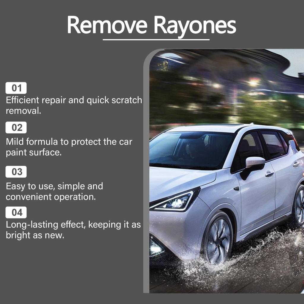 Rayhong Scratch Repair Agent, Car Paint, Scratch Repair, Polishing, Refurbishment, Car Paint Maintenance, Daily Care 1set