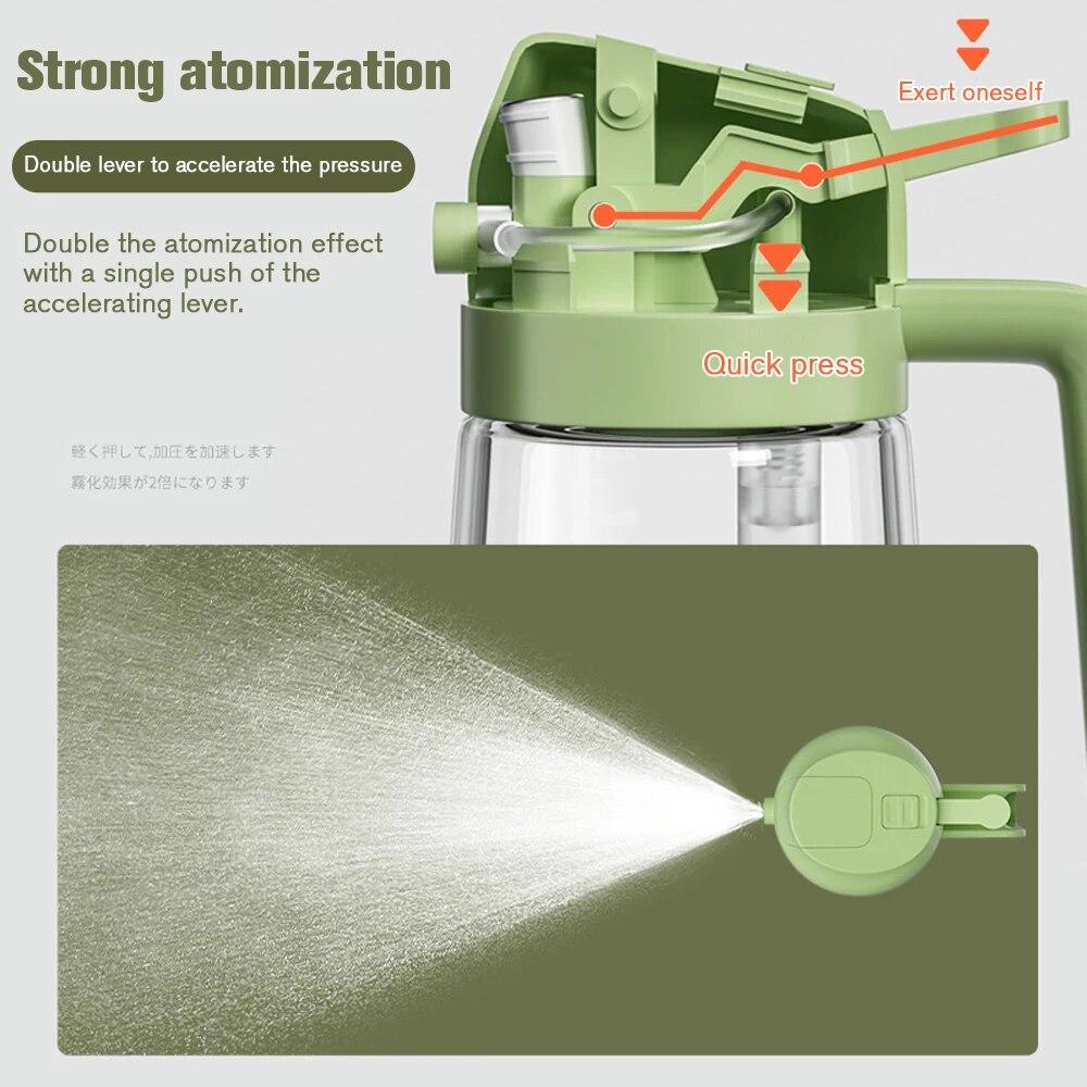 2 In 1 Oil Spray Bottle Multifunction Glass Oil Bottle For Cooking BBQ Oil Dispensers Olive Oil Sprayer Mister Kitchen Gadgets