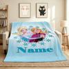 Custom Name Step Power Flannel Blanket Throw Blanket Soft Warm Sofa Bed Decor Unique Gift