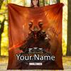 Custom Name Total War Warhammer Theme Printed Blanket - Perfect for Couch, Bed, Travel & Outdoor Use | Machine Washable, Cozy & Durable.