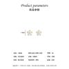Silver Needle Korean Edition Micro-set Pearl Earrings Women's Personality Flower Stud Earrings High Sense Fashion Versatile Earrings