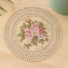 New Vintage Lace Coaster Placemat Embroidery Craft Bowls Coffee Cups Coaster European Style Fabric Anti-Scald Table Plate Mat