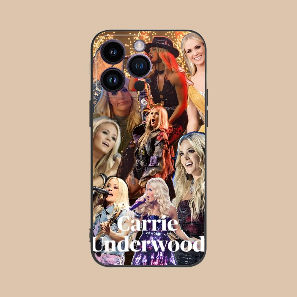 

Carrie Underwood Mobile Phone Case for iPhone 17 16 15 14 13 12 11 X XR XS 8 7 Air Pro Max Plus Mini Colorful Cover Pretty Cover iPhone 7 Plus