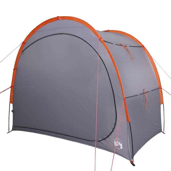 VidaXL Waterproof Grey and Orange Storage Tent, Storage Tent, Lightweight Tent, Utility Tent, Tent, Tent 94642