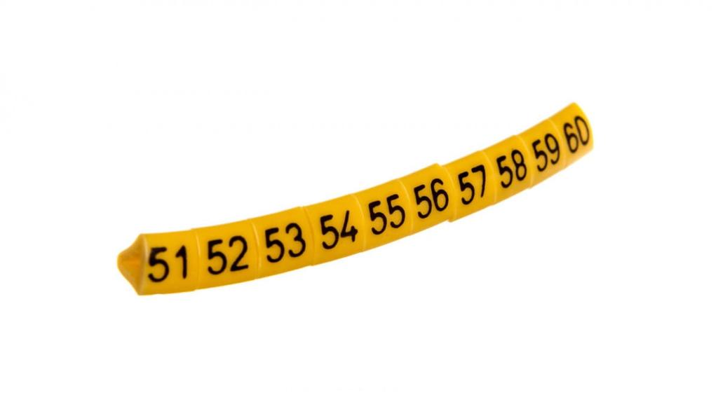 Wire Marker Oz-1/51-60 Yellow E04Zp-01020201600 /100 Pcs/