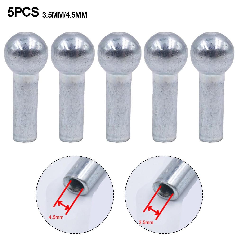 

5pcs Gym Pulley Machine Stopper Cable Ball Terminals Wire Port Joint Parts 5mm