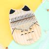 17 Keys Mini Thumb Piano, Finger Piano Musical Instrument for Kids Adults and Beginners, Music Gifts Wood Finger Piano