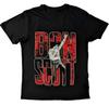Classic Bon Scott Singer Cotton Black T-shirt Unisex Full Size SEG_1090