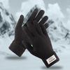 Men'S And Women'S Knitted Touch Screen Gloves Winter Outdoor Cold Protection Warm Plush Jacquard Gloves