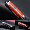 Carbon Fiber Car Leather Handbrake Cover Protective Sleeve Hand Brake Protection Car Interior For BMW 1 3 5 Series X1 X3 X7 F10