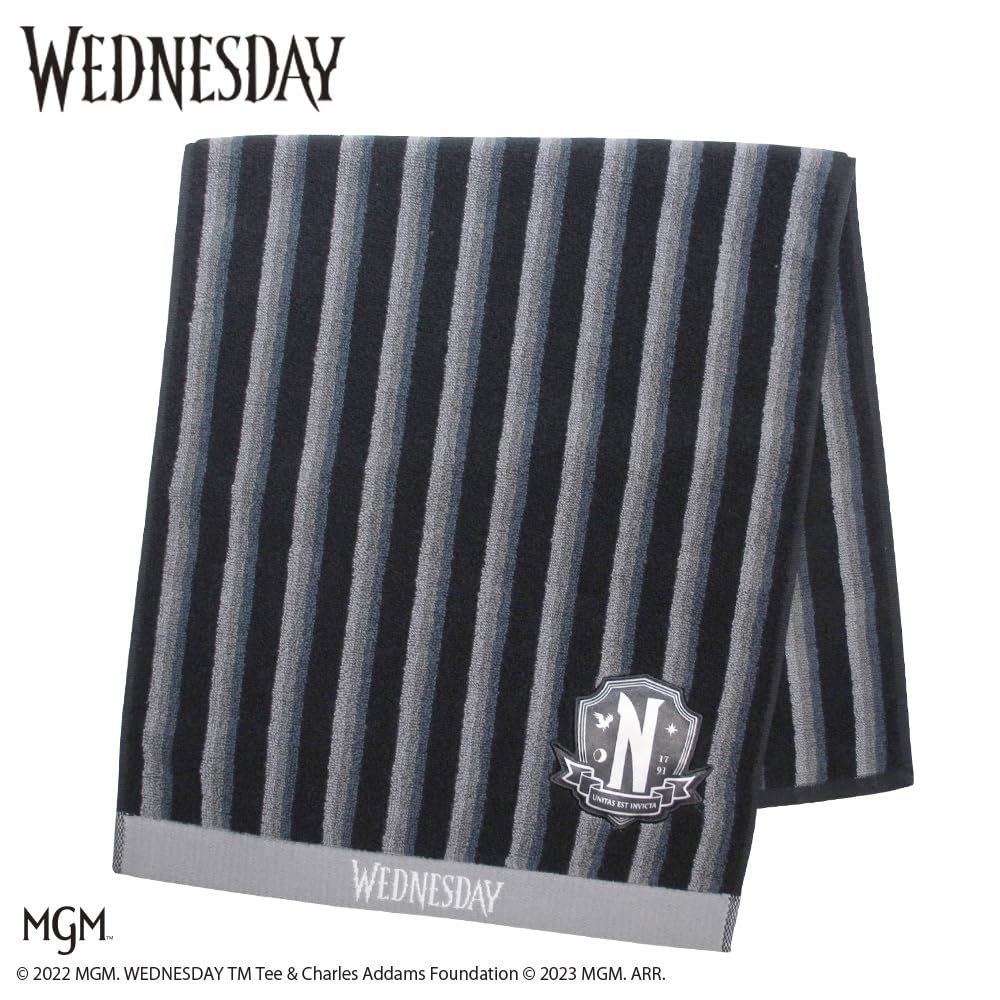Wednesday Face Towel/Sports Towel (Gray)