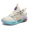 Marshmallow Children's Basketball Shoes Children Middle-aged and Older Children Breathable Fly-woven Shock-absorbing and Anti-collision Children's 