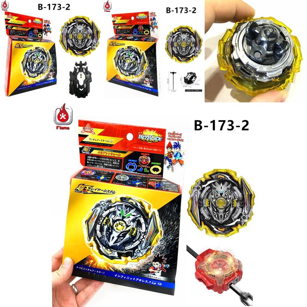 Beyblade Burst Superking B-173-02 Infinite Achilles 7 Loop 1d Shield With Launcher