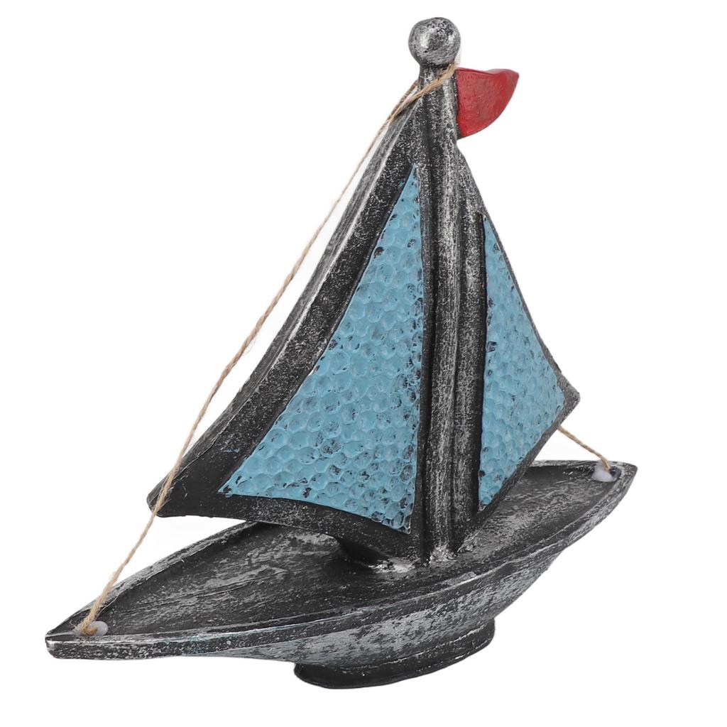 Sailing Boat Decor Vintage Style Nautical Decoration for Home Bar Coffee Shop Photos Props