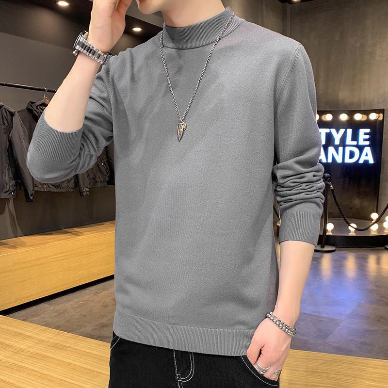 Korean Style Youth Men's Trendy Casual Knit Sweater Pullover