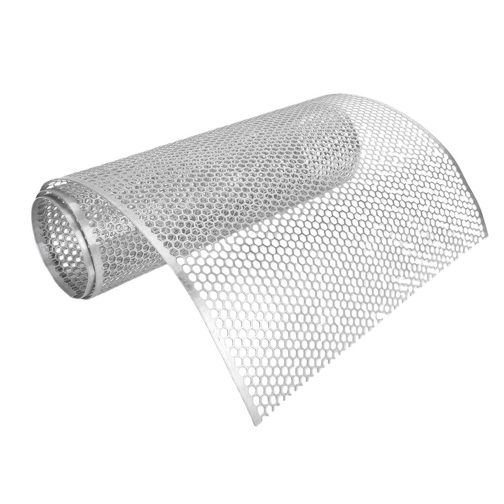 Autokühlergrill Gitter Wabenstruktur 40x13 Zoll Silberfarbe Aluminiumlegierung Auto Frontstoßstange Kühlergrill Gitter