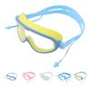 Kinder Schwimmbrille Großrahmen Wasserdicht Beschlagfrei HD Schwimmzubehör mit Nasenklammer