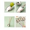 2Pcs 410 Stainless Steel Luxury 4 Color Handle Spoon For Family Dinner Tableware Restaurant Flatware Soup Ladle
