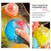 Slushie Fruit Slush Squishy Toy Crunchy Sound Ice Cracked Crystal Ball Cracking Squishy Toy  Kids