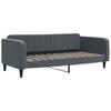 Vidaxl Sofa Z Materacem Do Spania, Ciemnoszara, 90X200 Cm, Aksamit