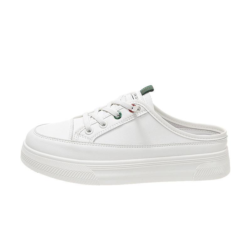 The2025New Style of Xia Lady's Casual Slippers In Baotou Are Fashionable, Versatile and Comfortable Flat Height-increasing Shoes