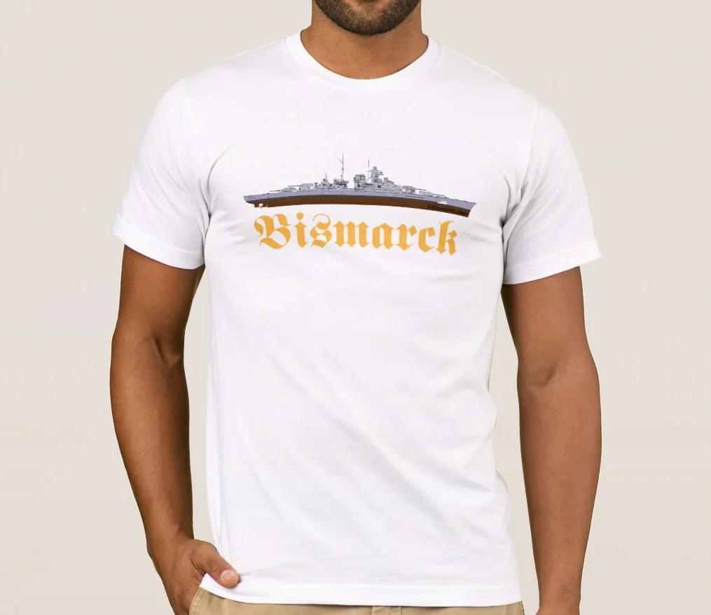 The Battleship Bismarck Schlachtschiff Bismarck TShirt Summer Cotton Short Sleeve ONeck Mens T Shirt New S3XL S