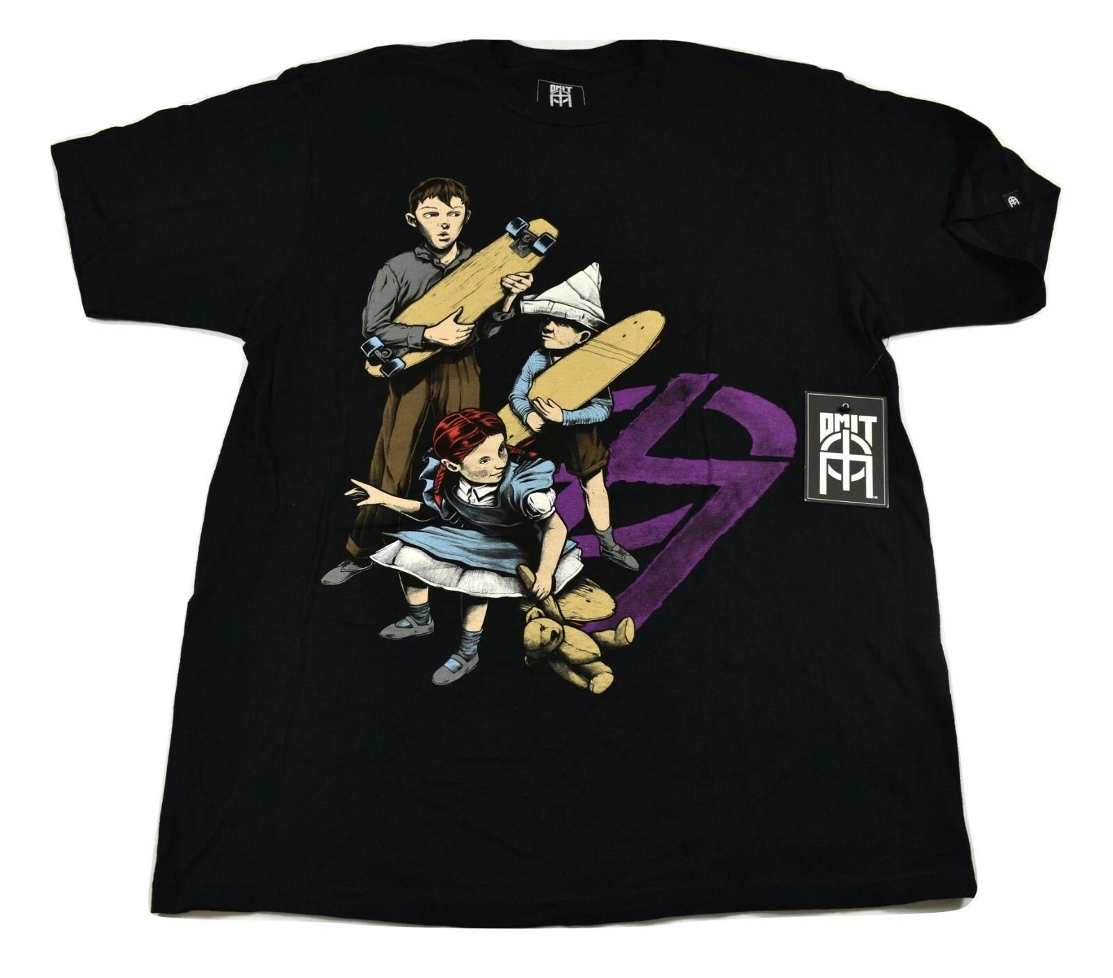 Omit Mens War Bound Black Tee Shirt New L 2XL