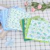 25x25cm 14Pcs Lovely Printed Flower Dot Pattern Cotton Cloth Fabric Assortment Kit Sewing DIY