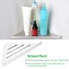 Stainless Steel Triangular Storage Shelf Shower Corner Shelf Rack Organizer for Home